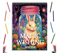 Libros para colorear para adultos, libro para colorear para mujeres, páginas encuadernadas en espiral, diseño de una cara, regalos de arte y manualidades para mujeres para relajarse, ansiedad y