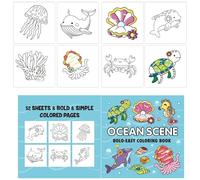 Libros para colorear para niños, libro para colorear para adultos | Libro de dibujo | Dibujos atrevidos que dibujan páginas con escenas detalladas para actividades de viaje, clase, jardín de infantes