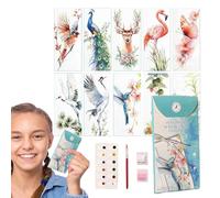 Libros para Mujeres - Marcadores de acuarela de 10 piezas - Marcador de libros Suministros Accesorios Estéticos para Mujeres, Estudiantes, Niños, Maestros y Lectores Escolares Colección