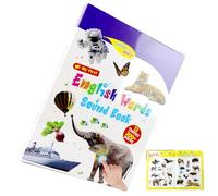 Libros Parlantes | Juguete Educativo Sonoro,Juguete Electrónico de Palabras con Juegos Sensoriales y Herramienta Educativa para Desarrollo del Lenguaje en Niños de 2 a 6
