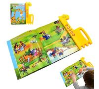 Libros Parlantes | Libro para Aprender Ruso con Sonidos,Herramienta Educativa De Idiomas Juguete Interactivo para Niños