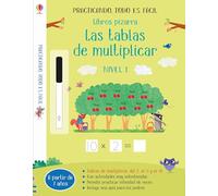 Libros pizarra - Las tablas de multiplicar NIVEL 1 (Practicando, todo es fácil - Libros pizarra)