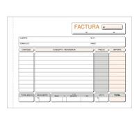 Libros Preimpresos marca Plus Office modelo TALONARIO PLUS FACTURA 4º APAI.DUPLIC