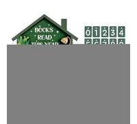 Libros que he leído este año, contador de libros que he leído, contador de libros personalizables, contadores de lectura de madera 3D, regalo para lectores, profesores y amantes de la biblioteca