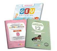 LIBROS REPASO VERANO 3 PRIMARIA | Libro Verano 3 Primaria | Pack Problemas Matematicas 3 Primaria + Lectura Comprensiva 3 Primaria | Lecturas Comprensivas 12 GEU + Cálculo 8 GEU