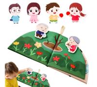Libros Sensoriales para Niños Juguetes Sensoriales de Aprendizaje | Libro de Actividades Crujiente para Niños y Niñas Hogar Guardería Preescolar Viaje Coche Fiesta