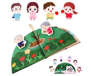 Libros Sensoriales para Niños Juguetes Sensoriales Textiles Interactivos | Libro Sensorial Infantil de Actividades y Color para Niños y Niñas Hogar Guardería Preescolar