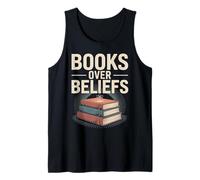 Libros sobre creencias apilan Ciencia del Conocimiento Camiseta sin Mangas