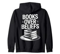 Libros sobre creencias apilan Ciencia del Conocimiento Sudadera con Capucha