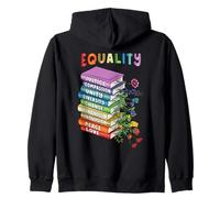Libros sobre Igualdad de Derechos Bondad Paz Amor Inclusión Sudadera con Capucha