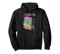 Libros sobre Igualdad de Derechos Bondad Paz Amor Inclusión Sudadera con Capucha