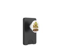 Libros Son mi Tesoro Lindo dragón Leyendo diseño PopSockets PopWallet para MagSafe