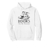 Libros Son mi Tesoro Lindo dragón Leyendo diseño Sudadera con Capucha