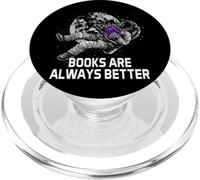 Libros Son Siempre Mejores Citas positivas positivas positivas PopSockets PopGrip para MagSafe