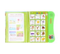 Libros Sonoros para Niños - Libro Interactivo Bilingüe De Aprendizaje Táctil | Libro Educativo De Palabras con Botones De Sonido para Niños, Regalo De Cumpleaños para Viajes En Casa, Escuela, Mayores