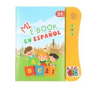Libros Sonoros para Niños - Libro Interactivo Bilingüe De Aprendizaje Táctil | Libro Educativo De Palabras con Botones De Sonido para Niños, Regalo De Cumpleaños para Viajes En Casa, Escuela, Mayores