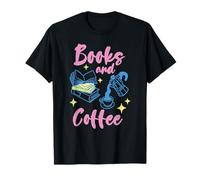 Libros y café Acogedor Lectura Librería Café Librería Arte Camiseta