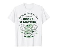 Libros y Matcha Brewing Good Lee Té Matcha Camiseta