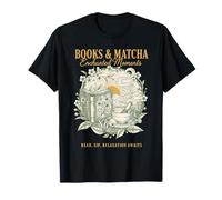 Libros Y Matcha Momentos Encantados Té Verde Matcha Camiseta