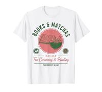 Libros Y Matchas Ceremonia del Té Y Lectura Matcha Amante Camiseta