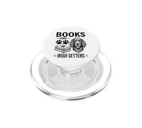 Libros Y Setters Irlandeses Divertido Setter Irlandés PopSockets PopGrip para MagSafe