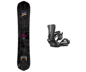 LibTech - Packs (snowboard + fijaciones) - Pack Mayhem Rad Ripper 2026 - Negro Negro 156 cm