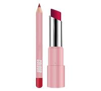 LIBTER GLAZE Bálsamo labial, lápiz de delineador de labios, bálsamo de aceite de labios hidratantes, fórmula hidratante incorporada, acabado a prueba de transferencias, textura indgrimida, ideal para