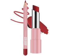 LIBTER GLAZE Bálsamo labial, lápiz de delineador de labios, bálsamo de aceite de labios hidratantes, fórmula hidratante incorporada, acabado a prueba de transferencias, textura indgrimida, ideal para