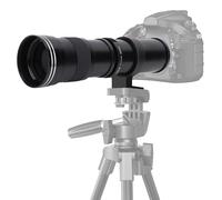 LICAEVEY 420-800 Mm F8.3-16 Lente de Teleobjetivo de Cuadro Completo, Lente de Enfoque Manual de Metal para E Monte A7III A7IV A6700, Fotografía de Luna y Aves