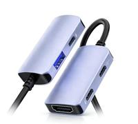 LICAEVEY Adaptador de Gafas USB C a AR, Convertidor de Vídeo PD 65W Charge and Play 4K 60Hz, Apto para Gafas, Xreal, One para Juegos y Entretenimiento Móvil