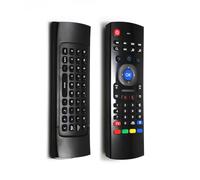 LICAEVEY Air Mouse Inalámbrico con Mini Teclado, Control Remoto RF 2.4G con Sensor Giroscópico de 6 Ejes para PC Smart TV Box Media Player, Plug and Play