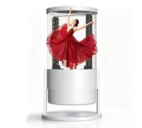 LICAEVEY Altavoz Bluetooth Holográfico, Proyector de Holograma LED HD de 360 Grados, Pantalla Publicitaria de IA, Imágenes Visuales 5D a Simple Vista, Control de Aplicación WiFi para