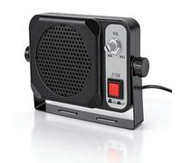 LICAEVEY Altavoz de Radio CB Externo, Enchufe de 3,5 Mm, Altavoz Amplificado de 1,5 W y 8 Ω con Filtro de Ruido Conmutable para Radioaficionado, Transceptor Móvil, Fácil Montaje en