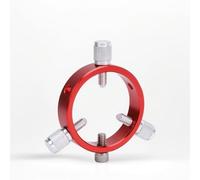 LICAEVEY Anillo de Alcance Guía de 50 Mm con Tornillos M6 y 1/4" - Accesorio de Telescopio de Aleación de Aluminio para ámbitos Guía de 30-50 Mm | Monte de Astrofotografía Seguro (Rojo)