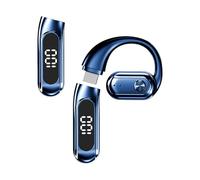 LICAEVEY Auricular Bluetooth, Altavoz de 14 Mm con Tecnología de Transferencia de Sonido Direccional y Diseño Giratorio de 180 Grados, para una Conexión Estable (Blue)