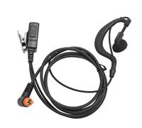 LICAEVEY Auriculares con Micrófono Push to Talk, Gancho para la Oreja en Forma de G con Micrófono con Cancelación de Ruido de Sonido Claro y Clip Giratorio Ajustable, para Modelo de Radio