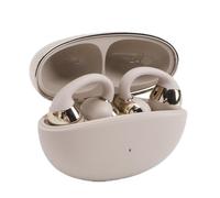 LICAEVEY Auriculares de Botón Abiertos con Clip para la Oreja, Auriculares Inalámbricos para Ejecutar Entrenamientos en el Gimnasio (Gold)