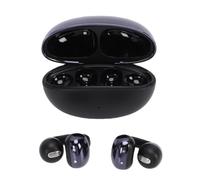 LICAEVEY Auriculares de Botón Abiertos con Clip para la Oreja, Auriculares Inalámbricos para Ejecutar Entrenamientos en el Gimnasio (Black)