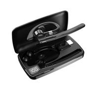 LICAEVEY Auriculares Inalámbricos Bluetooth de un Oído con 95% de Cancelación de Ruido y Tecla de Silencio, Auricular Manos Libres con Tiempo de Conversación de 50 Horas para Trabajo