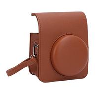 LICAEVEY Bolsa de Caja de Cámara de Cuero PU, Compatible con i nstax Mini 40, Bolso de Cuero PU con Correa para Hombro Ajustable (Brown)
