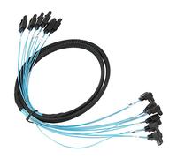LICAEVEY Cable Mini SAS, Cable Curvo Recto 6 SATA a 6 SATA con Velocidad de Gbps y Blindaje de Doble Grupo Antiinterferencias, para Conexión SSD y Disco Duro (1 m/3,3 pies)