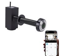 LICAEVEY Cámara de Mirilla WiFi de 2MP, Cámara de Mirilla Digital Inalámbrica de 14 Mm con Lente Gran Angular Alerta en Tiempo Real Detección de Movimiento Conversación Bidireccional