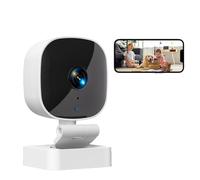 LICAEVEY Cámara de Ventana con Detección Humana AI Antideslumbrante 2K a Todo Color WiFi de Doble Banda Conversación Bidireccional Detección de Movimiento PIR Grabación 24 Horas Al Día, 7