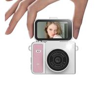 LICAEVEY Cámara Digital, Cámara Selfie con Pantalla Abatible de 1,47 Pulgadas con CMOS de 48MP Antivibración y 4 Filtros, para Fotografía de Vlogs de Viajes