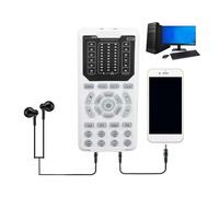 LICAEVEY Cambiador de Voz, 16 Modos de Voz, Ajuste de Sonido de 10 Niveles, Disco de Voz Portátil para Juegos de Transmisión en y Teléfonos Móviles