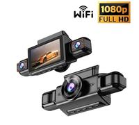 LICAEVEY Camiseta del Tablero de 2k HD Trasero Trasero, Interior de la Izquierda, la Pantalla de 3 Pulgadas, Pantalla de Tablero WiFi con Tarjeta de Memoria de 64 GB para Automóviles