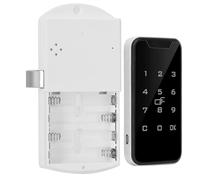 LICAEVEY Cerradura de Contraseña Digital Inteligente, Cerradura de Gabinete con Teclado Táctil sin Llave con Desbloqueo de Tarjeta IC, de Armario Electrónica de Aleación de Zinc para Muebles del Hogar
