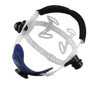 LICAEVEY Diadema para Casco de Soldadura con Oscurecimiento Automático Solar con Esponja Suave, Perilla de Fácil Ajuste, Ideal para Profesionales de la Soldadura, Construcción Robusta de ABS (WHITE)