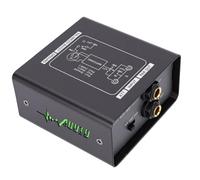 LICAEVEY Eliminador de Ruido de Bucle de Tierra, Caja Eliminadora de Zumbidos de 3 Niveles de Ganancia con Interfaces XLR y TRS de 1/4 de Pulgada para Sonido en y Estudio de Grabación