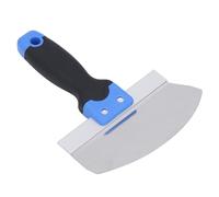 LICAEVEY Espátula de de Acero Inoxidable, Espátula Redonda para Masilla, Herramienta Manual para Paneles de Yeso para Pintor Yesero, Ligera y Duradera, Suave y Antideslizante
